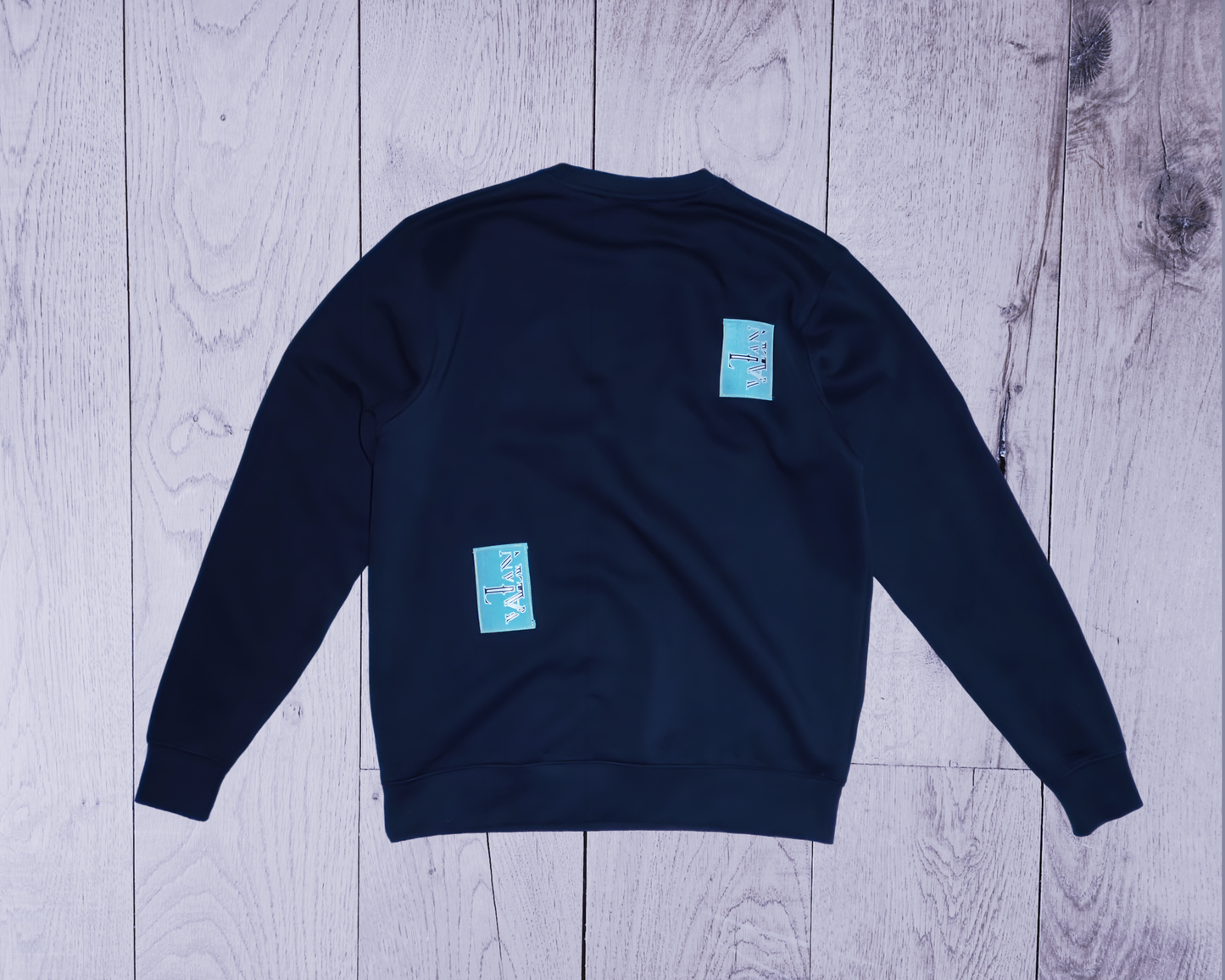 Navy Unisex Sweatshirt With Pkar Chann Designed On VSS006V