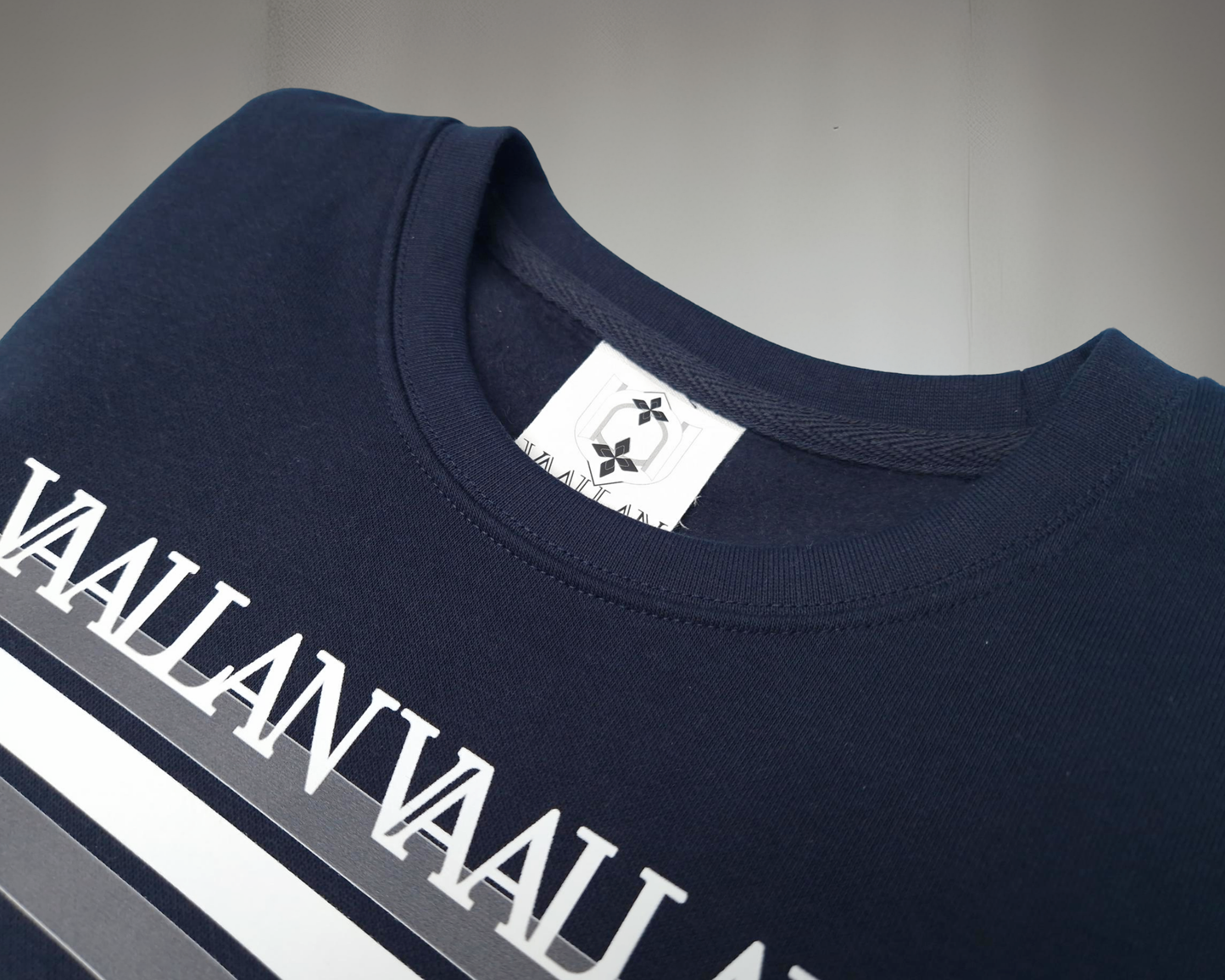 VAALLAN Sweatshirt in Classic Monogram Front Print