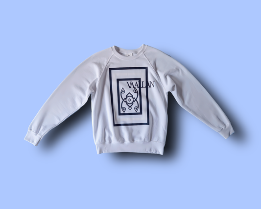 VAALLAN Monogram Print Sweatshirt