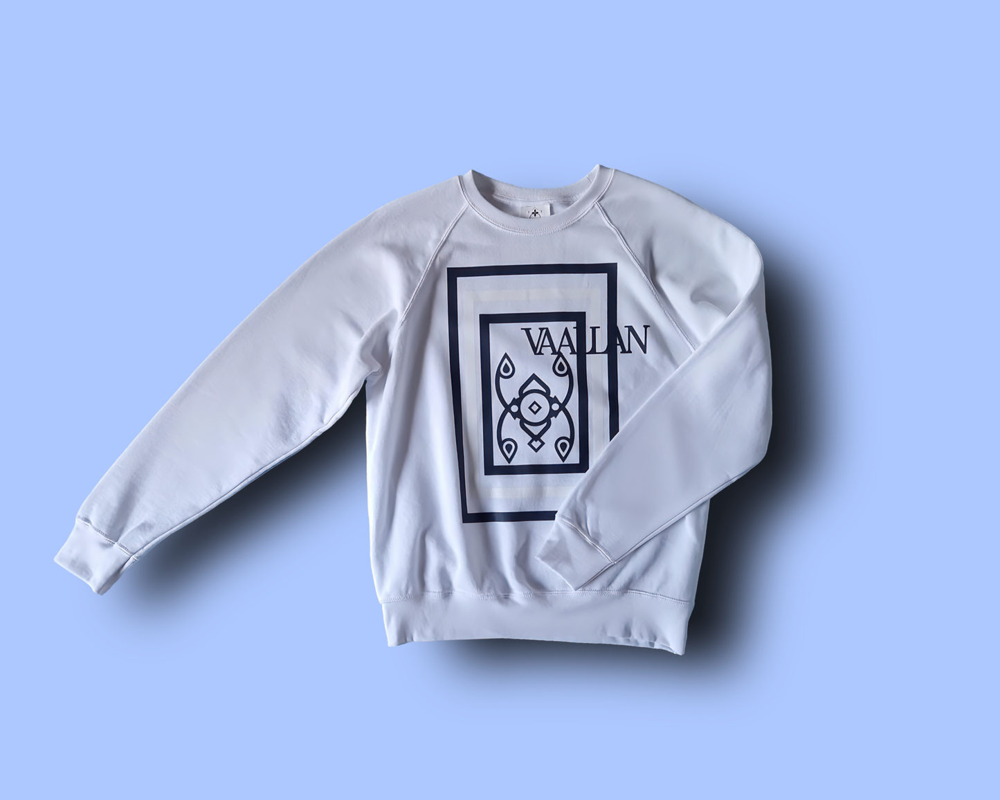 VAALLAN Monogram Print Sweatshirt